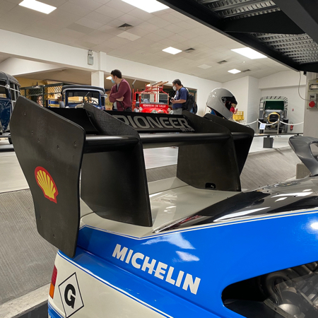 Peugeot 405 T16 Pikes Peak 1988-1989 au Musée de l'Aventure Peugeot.