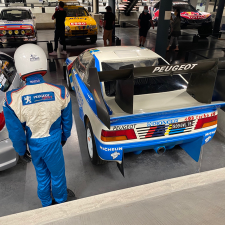 Peugeot 405 T16 Pikes Peak 1988-1989 au Musée de l'Aventure Peugeot.