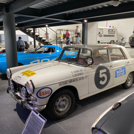 Peugeot 404 Rallye East African Safari au Musée de l'Aventure Peugeot.