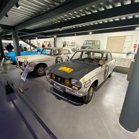 Peugeot 204 Berline Rallye 1967 au Musée de l'Aventure Peugeot.