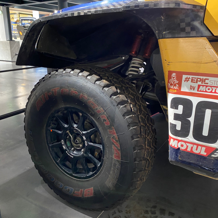 Peugeot 3008 DKR Maxi 2018 au Musée de l'Aventure Peugeot.