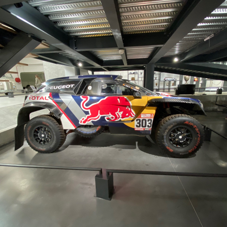 Peugeot 3008 DKR Maxi 2018 au Musée de l'Aventure Peugeot.