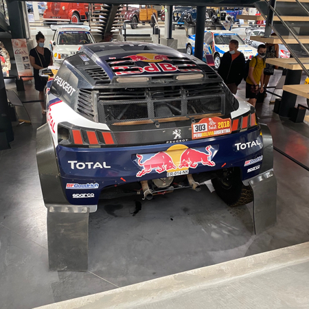 Peugeot 3008 DKR Maxi 2018 au Musée de l'Aventure Peugeot.
